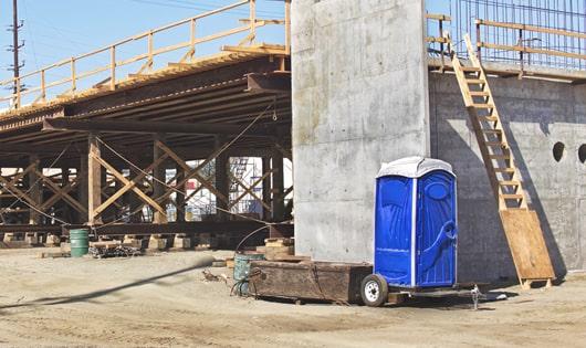 construction site restroom facilities for workers